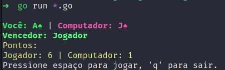 Jogo do baralho